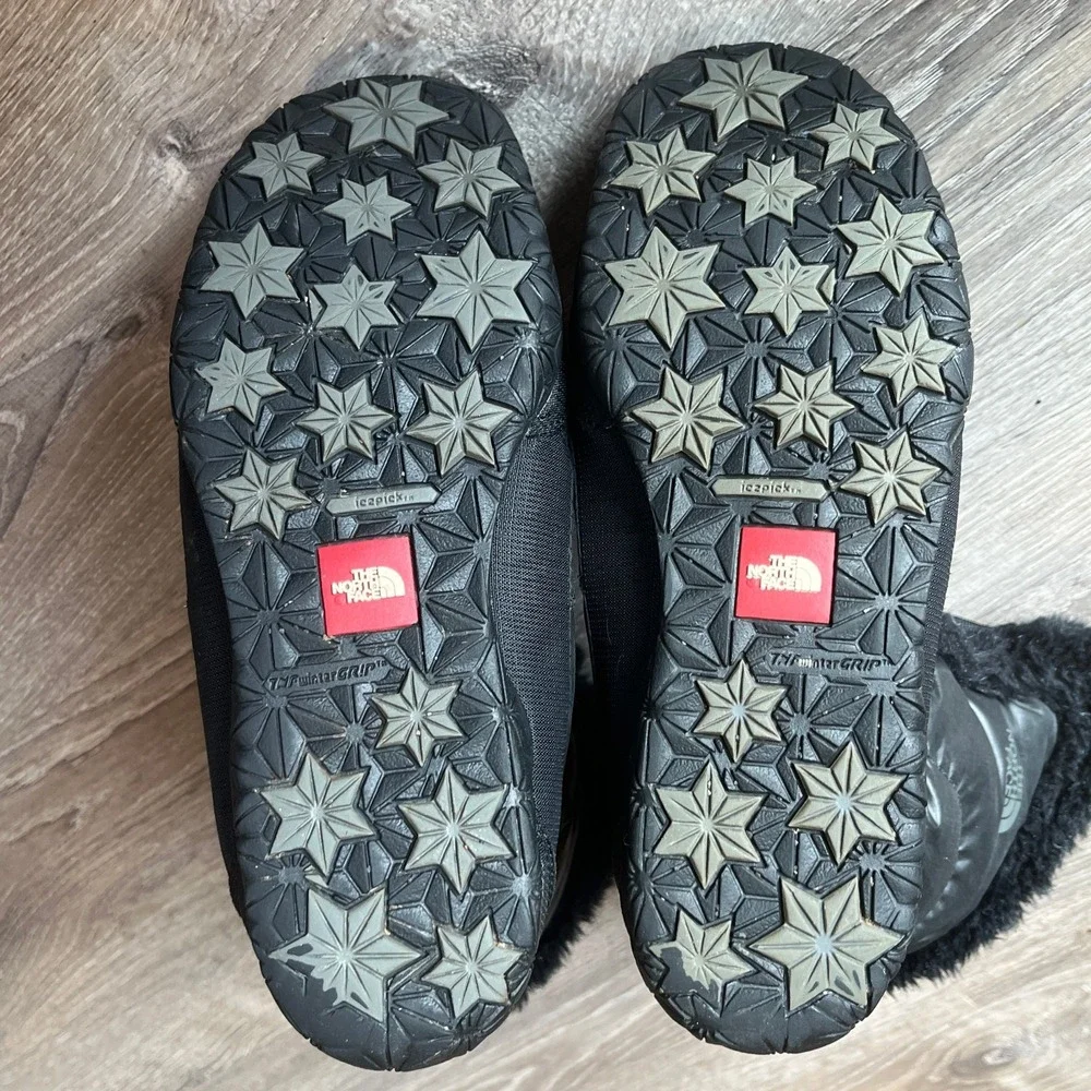 The North Face Nuptse Boots Black Puffer Goose Down Women 8.5 UK 6.5‎ EU 39.5